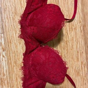 Aerie Red Lace Bra